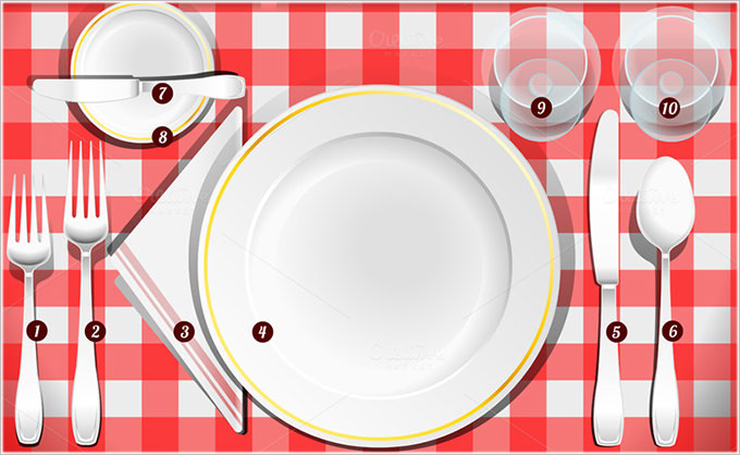 5+ Place Setting Templates original reference preview 6