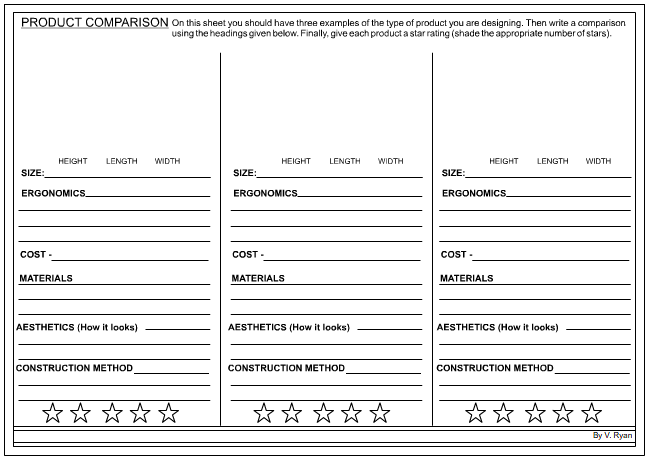 Product Comparison Templates original reference preview 4