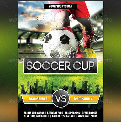 5+ Soccer Flyer Templates original reference preview 2