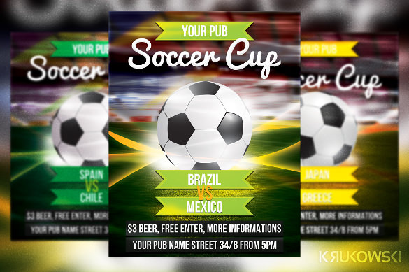 5+ Soccer Flyer Templates original reference preview 3