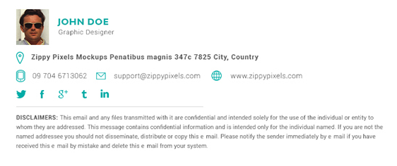 5+ Email Signature Templates original reference preview 1