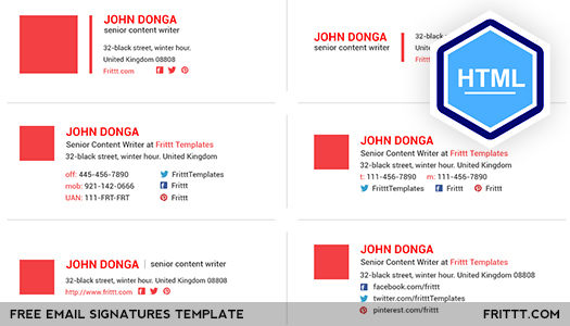 5+ Email Signature Templates original reference preview 2