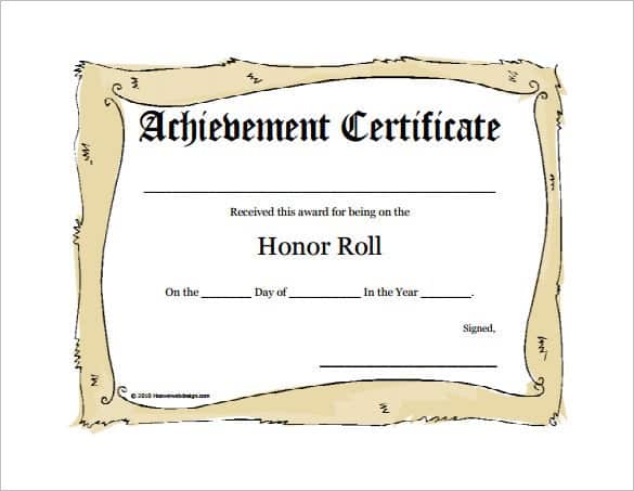 5-honor-roll-certificate-templates-word-excel-samples