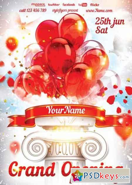 6+ Grand Opening Flyer Templates original reference preview 5