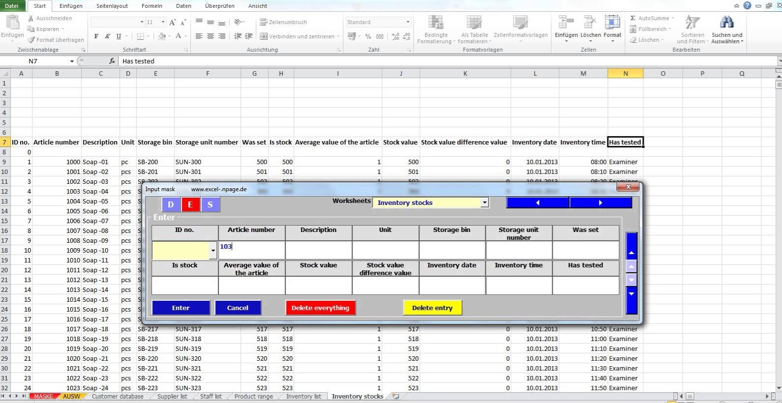 Inventory Database Templates original reference preview 4