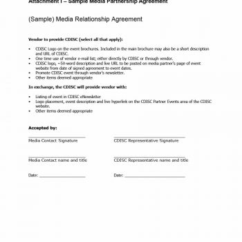 Sample relationship agreement Relationship Between