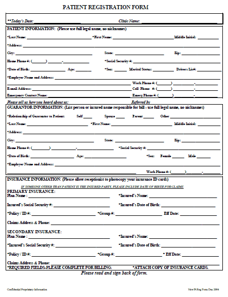 Printable Registration Form Ct