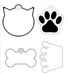 10+ FREE Printable Dog Tag Templates PDF - Word Excel Samples
