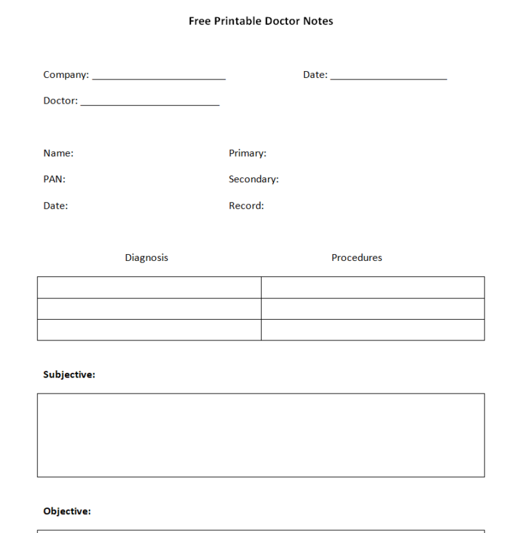 19+ Printable Doctor's Note Templates in MS WORD - Word Excel Samples