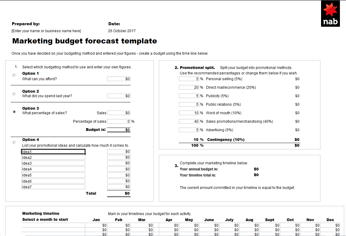 14 FREE Marketing Budget Excel Templates Word Excel Samples 14 FREE Marketing Budget Excel Templates Word Excel Samples