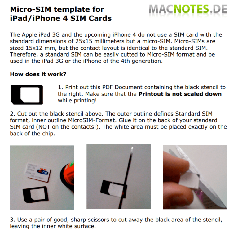 7+ Simple Micro Sim Card Templates PDF - Word Excel Samples
