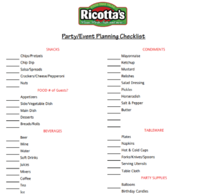 18+ Ready-to-Use Party Planning Checklist Templates - Word Excel Samples